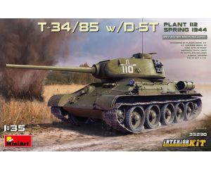 1/35 T-34/85 W/D-5T. PLANT 112. SPRING 1944 INT.KIT 35290