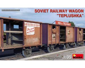 1/35 SOVIET RAILWAY WAGON TEPLUSHKA 35300