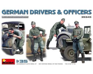 1/35 GERMAN DRIVERS en OFFICERS 35345