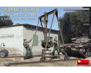 1/35 GERMAN TANKMEN WITH GANTRY CRANE en MAYBACH (05/25) * 35350