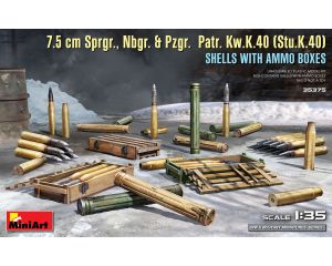 1/35 7.5 CM SPRGR., NBGR. en PZGR. PATR. KW.K.40 35375