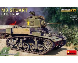 1/35 M3 STUART LATE PROD. INTERIOR KIT (05/25) 35429