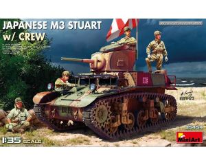 1/35 JAPANESE M3 STUART w/CREW. (02/25) * 35454