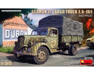 1/35 GERMAN 3T CARGO TRUCK 3,6-36S MID PROD (01/25) * 35456