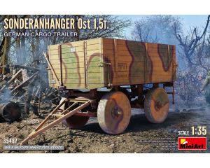 1/35 SONDERANHANGER OST 1,5T. GERMAN CARGO TRAILER (07/25) * 35487