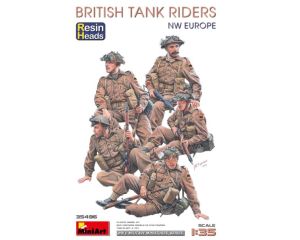1/35 BRITISH TANK RIDERS (NW EUROPE). RESIN HEADS (04/25) * 35496