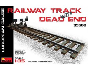 1/35 RAILWAY TRACK en DEAD END EUROPEAN GAUGE 35568