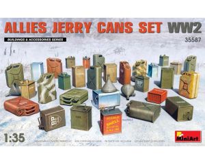 1/35 ALLIES JERRY CANS SET WWII 35587