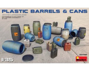 1/35 PLASTIC BARRELS en CANS 35590