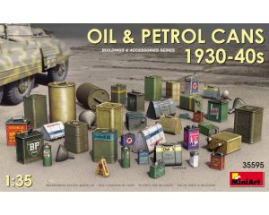 1/35 OIL en PETROL CANS 1930-40S 35595