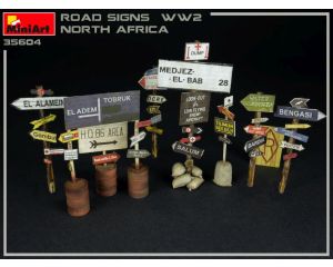 1/35 ROAD SIGNS WWII N. AFRICA 35604