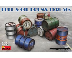 1/35 FUEL en OIL DRUMS 1930-50S 35613