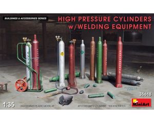 1/35 HIGH PRESSURE CYLINDERS W/WELDING EQUIP. 35618