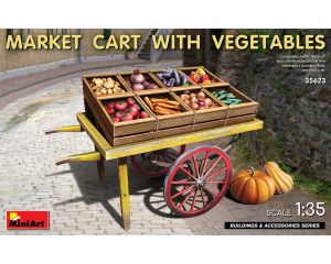 1/35 MARKET CART WITH VEGETABLES 35623