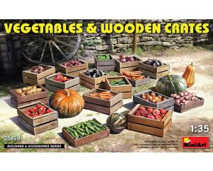 1/35 VEGETABLES en WOODEN CRATES 35629