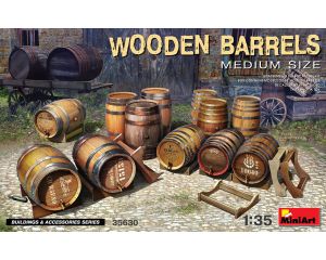 1/35 WOODEN BARRELS MEDIUM SIZE 35630