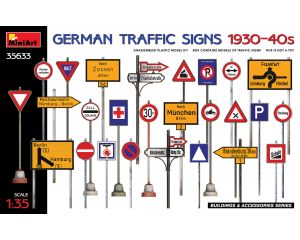 1/35 GERMAN TRAFFIC SIGNS 1930-40'S 35633