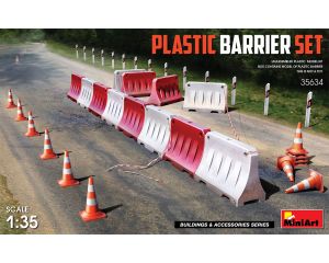 1/35 PLASTIC BARRIER SET 35634