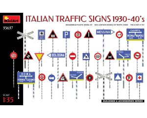 1/35 TRAFFIC SIGNS ITALIAN 1930-1940'S 35637