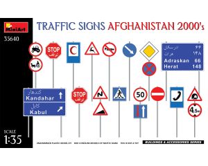 1/35 AFGHANISTAN TRAFFIC SIGNS 2000'S 35640