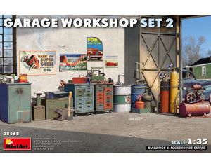 1/35 GARAGE WORKSHOP SET  #2 (07/25) * 35668