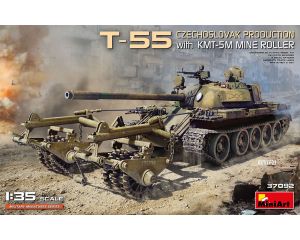 1/35 T-55 CZECHOSLOVAK PRODUCTION W KMT-5M MINE 37092