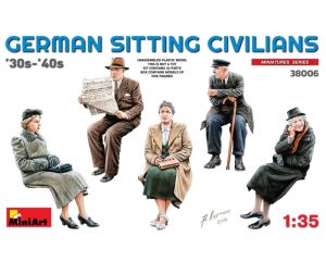 1/35 GERMAN SITTING SIVILIANS '30S-'40S 38006