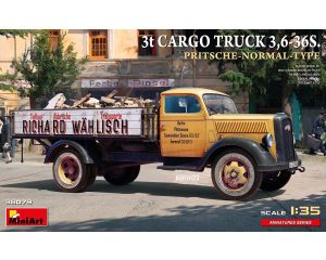 1/35 3T CARGO TRUCK 3,6-36S PRITISCHE 38079