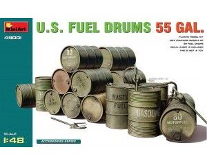 1/48 U.S. FUEL DRUMS 55 GALS. SET 49001
