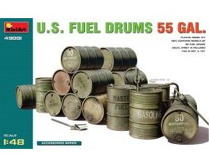 1/48 U.S. FUEL DRUMS 55 GALS. SET (1/23) * 49001