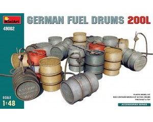 1/48 GERMAN FUEL DRUMS 200L SET (1/23) * 49002