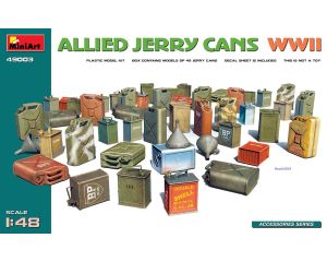 1/48 ALLIES JERRY CANS SET WWII (3/23) * 49003