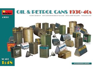 1/48 OIL en PETROL CANS 1930-40S (4/23) * 49006