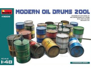 1/48 MODERN OIL DRUMS 200L (6/23) * 49009