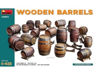 1/48 WOODEN BARRELS (10/23) * 49014