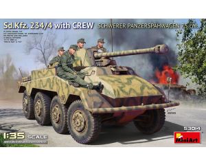 1/35 SD.KFZ. 234/4 SCHWERER PANZERSP?HWAGEN 7,5 CM. W/CREW 53014