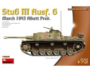 1/72 STUG III AUSF. G MARCH 1943 ALKETT PROD. (12/23) * 72105