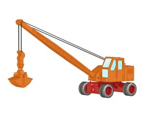 1/160 FUCHS F 301 BAGGER GITTERMAST SCHAUFEL OR/R LC4703