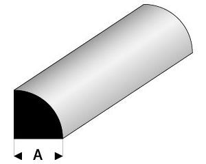 QUARTER ROUND ROD 3,0MM