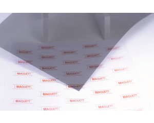 PVC CLEAR RED 194X320MM