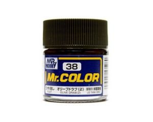 MR. COLOR 10 ML OLIVE DRAB 2 C-038 C-038