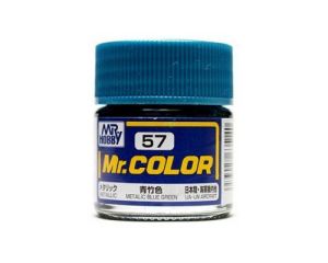 MR. COLOR 10 ML METALLIC BLUE GREEN C-057 C-057