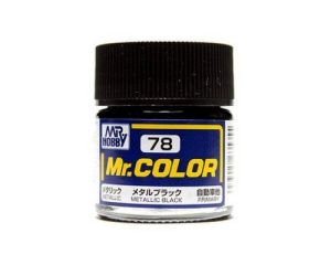 MR. COLOR 10 ML METAL BLACK C-078 C-078
