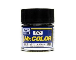 MR. COLOR 10 ML SEMI GLOSS BLACK C-092 C-092