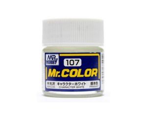 MR. COLOR 10 ML CHARACTER WHITE C-107 C-107