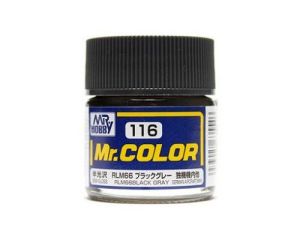 MR. COLOR 10 ML RLM66 BLACK GRAY C-116 C-116