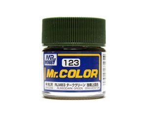 MR. COLOR 10 ML RLM83 DARK GREEN C-123 C-123