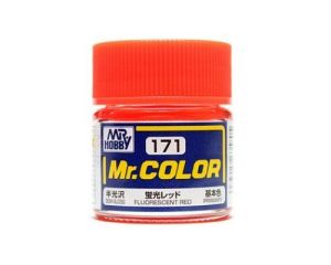 MR. COLOR 10 ML FLUORESCENT RED C-171 C-171