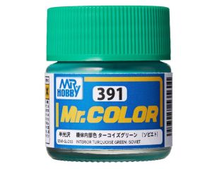 MR. COLOR 10 ML INTERIOR TURQUOISE GREEN SOVIET C-391 C-391