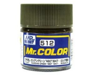 MR. COLOR 10 ML RUSSIAN GREEN 4BO 1947- C-512 C-512